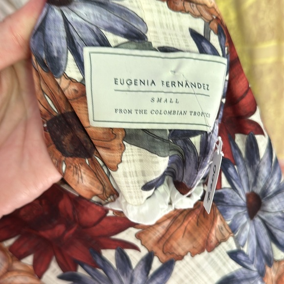 Eugenia Fernández Long Small Floral Dress - Picture 4 of 5